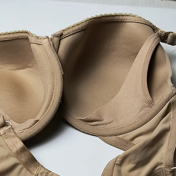 Motherhood Classic Beige Bra 34DD Nursing Lining - Picture 9 of 9